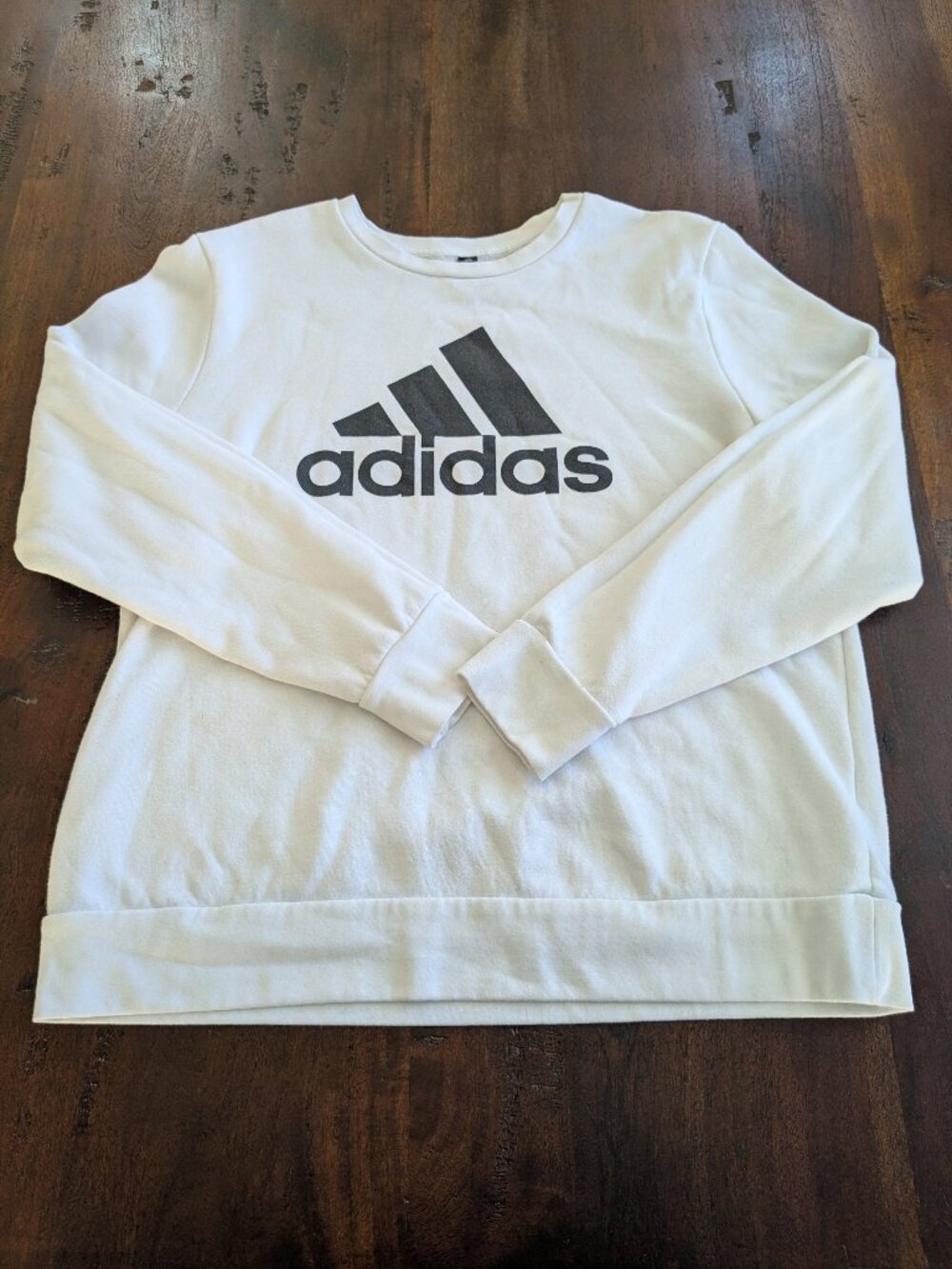 Adidas Golf Women's White Big Logo Crewneck Sweatshirt XL